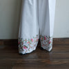 White Jaal Embroidered