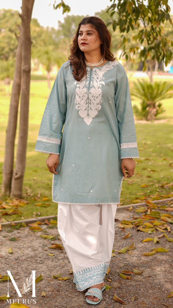 Light Turquoise - 2 Pc
