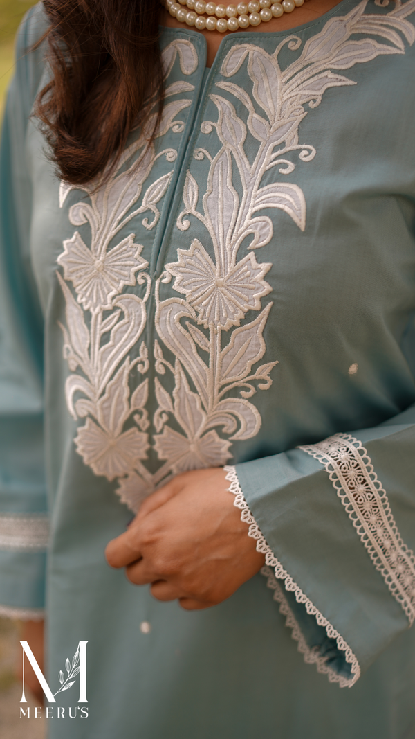 Light Turquoise - 2 Pc
