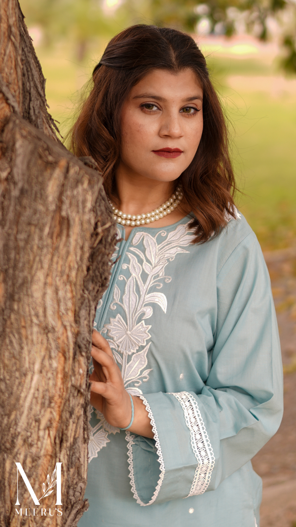 Light Turquoise - 2 Pc