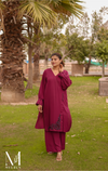 Burgundy Finery - 2 Pc
