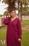 Burgundy Finery - 2 Pc