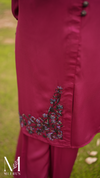 Burgundy Finery - 2 Pc