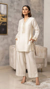 Mukesh - Off White | 2 pc | Korean Raw Silk