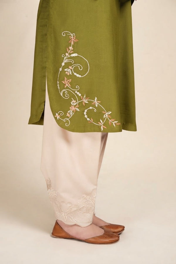 Olive luxe shirt