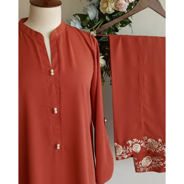 Rust 1 (Embroided Trouser)