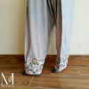 Grey Embroidered