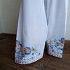 White Floral Embroidered