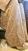 Brown Embroidered