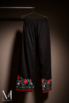 Black Embroidered
